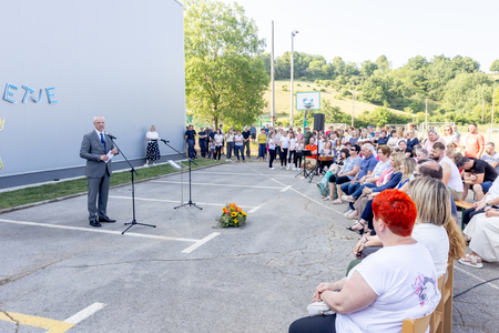 ODPRTJE PRENOVLJENE TELOVADNICE V KOŠANI 10.6.2025 - Valter Leban-9158